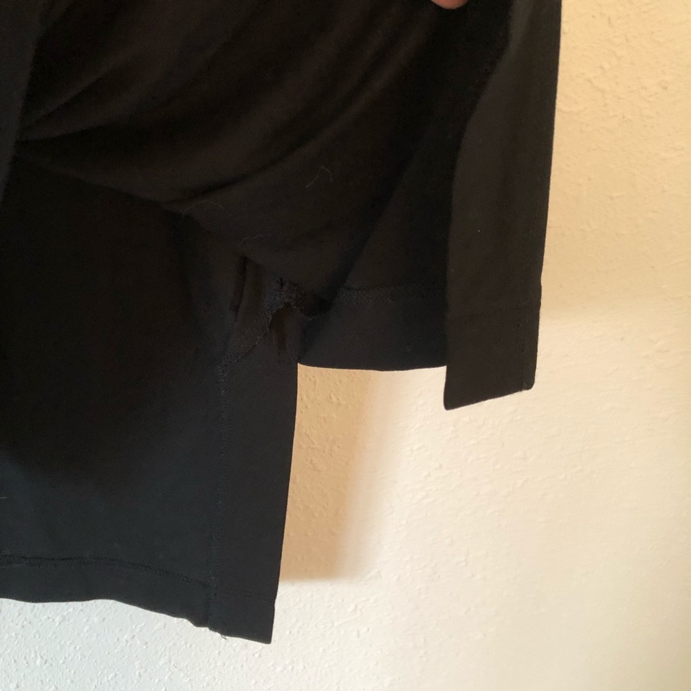 Vince Black Oversized Tee/Tunic, Sz S - Picture 4 of 8